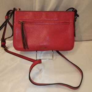 NWOT Fossil crossbody red